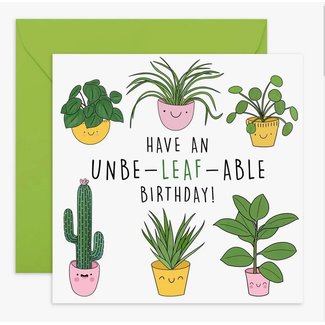 Central 23 Have An Unbe-Leaf-able Birthday Card
