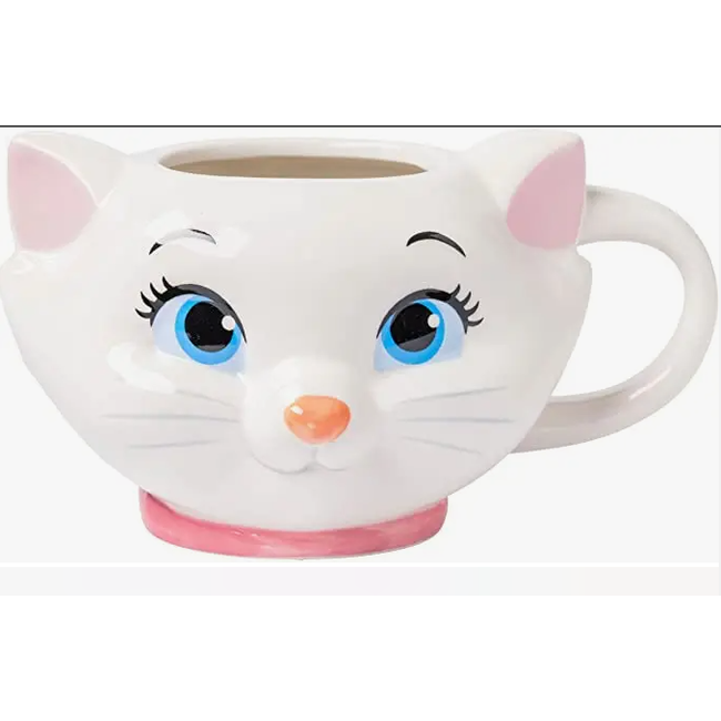 Disney Aristocats Marie Face Ceramic #D Sculpted Mug