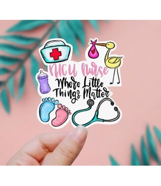 Enchanting Sunshine Nicu Nurse Sticker