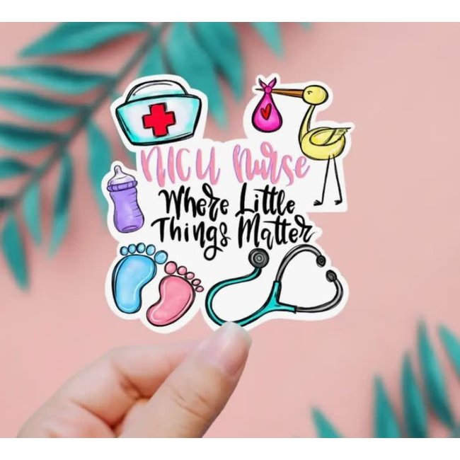 Nicu Nurse Sticker