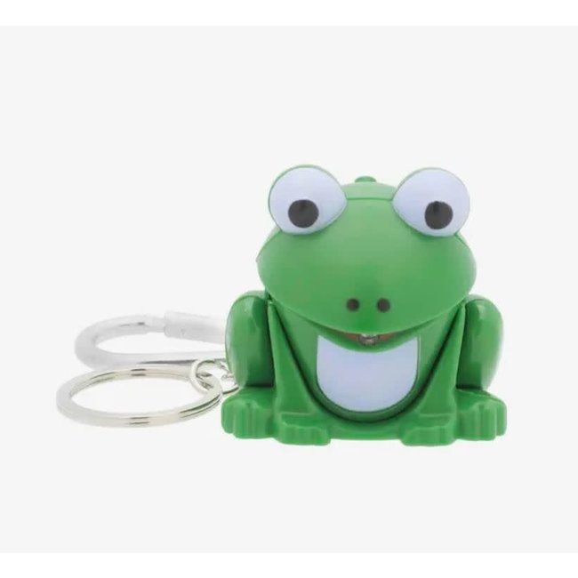 Frog Sound LED Light Keychain - Ziya Blue