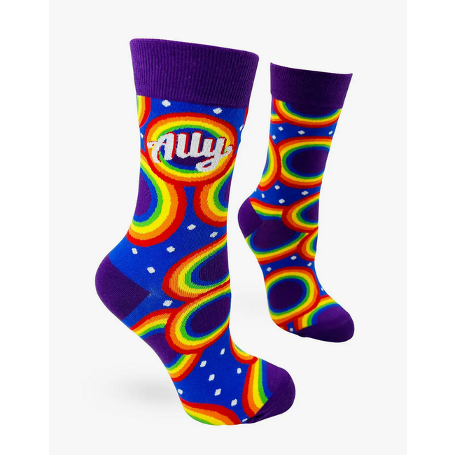 Ally Ladies' Novelty Crew Socks