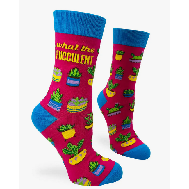 Fucculent Fashion: Sassy Crew Socks