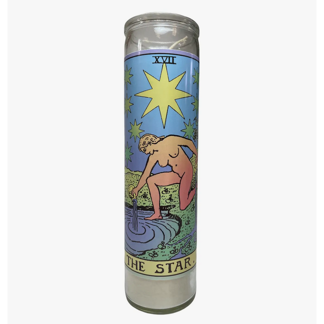 Neon Tarot Devotional Prayer The Star Candle
