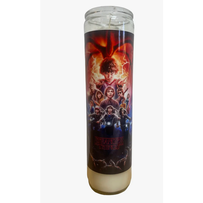 Stranger Things Devotional Candle