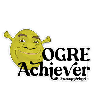Sammy Gorin LLC Ogre Achiever Shrek Sticker