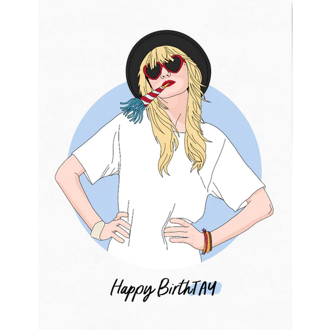 Happy BirthTAY Taylor Swift Birthday Card