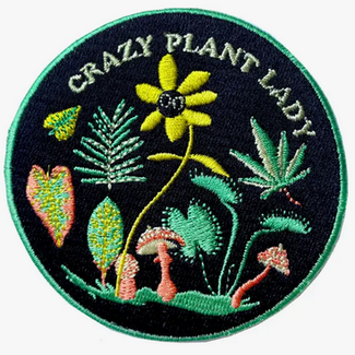 Groovey Things Crazy Plant Lady Patch