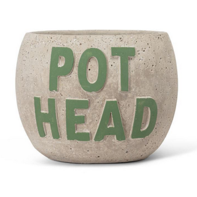 Lg Pot Head Planter 6"
