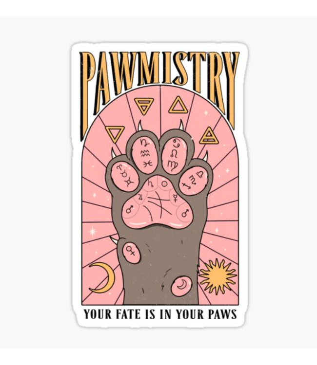 Pawmistry Sticker