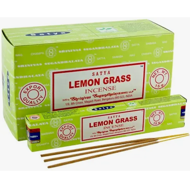 Lemongrass Satya Incense Sticks