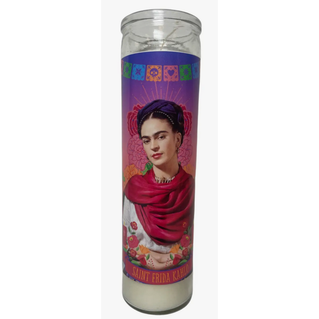 Frida Kahlo Devotional Prayer Saint Candle