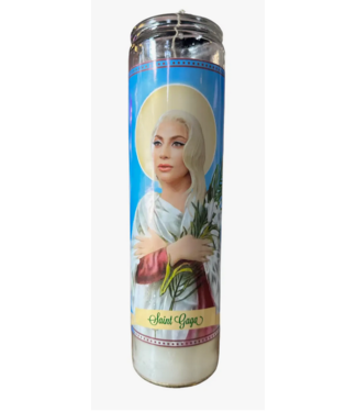 The Luminary and Co. Lady GaGa Devotional Prayer Saint Candle