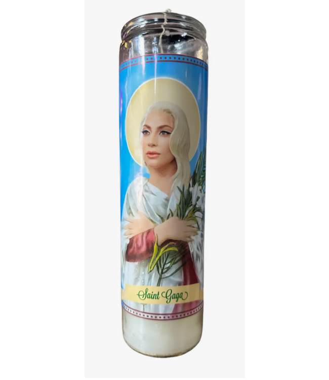 Lady GaGa Devotional Prayer Saint Candle