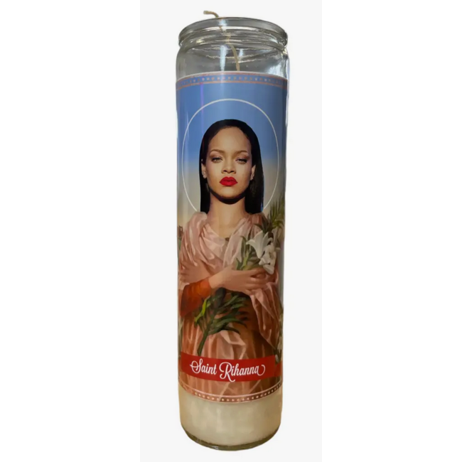 Rihanna Devotional Prayer Saint Candle