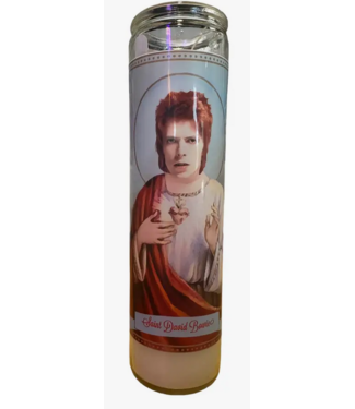 The Luminary and Co. David Bowie Devotional Prayer Saint Candle