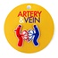 I Heart Guts Artery & Vein Lapel Pin - Life's Bloody Great