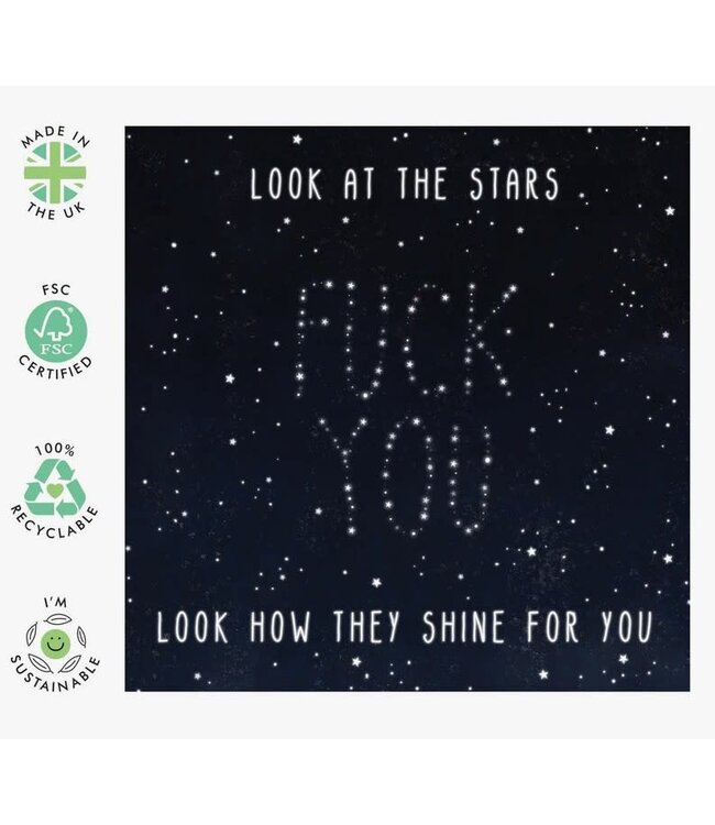 Look at the Stars Card