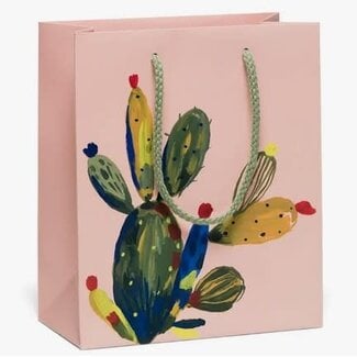 Red Cap Cards Cactus Rose Gift Bag