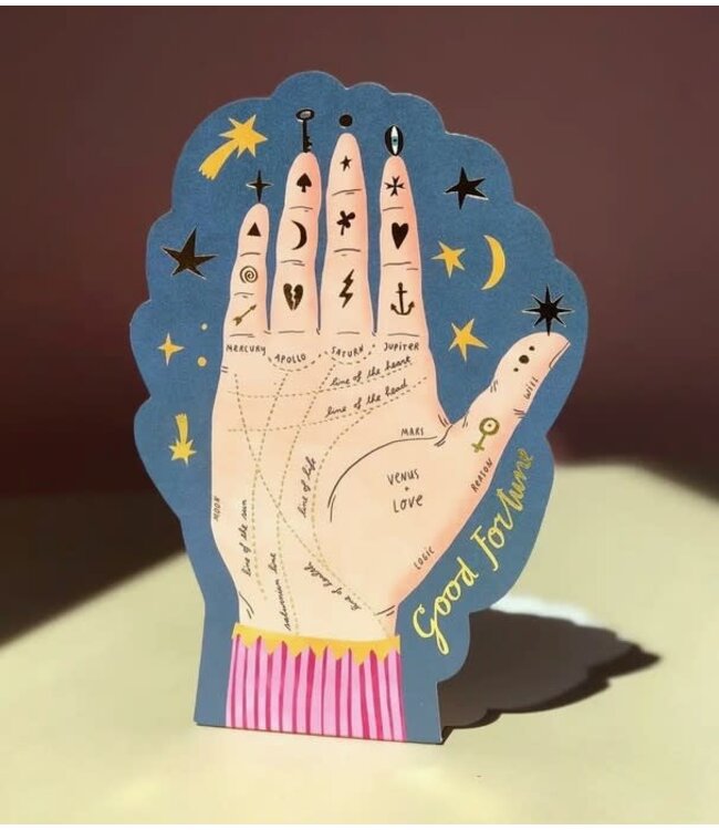 Palm Reading Encouragement Card