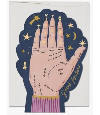 Red Cap Cards Palm Reading Encouragement Card