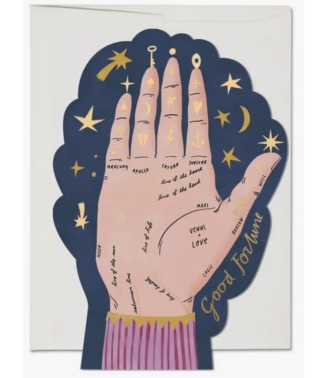 Palm Reading Encouragement Card