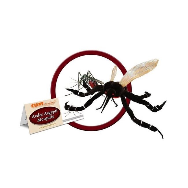 Giant Microbes Aedes Mosquito Plush - Learn with Fun!