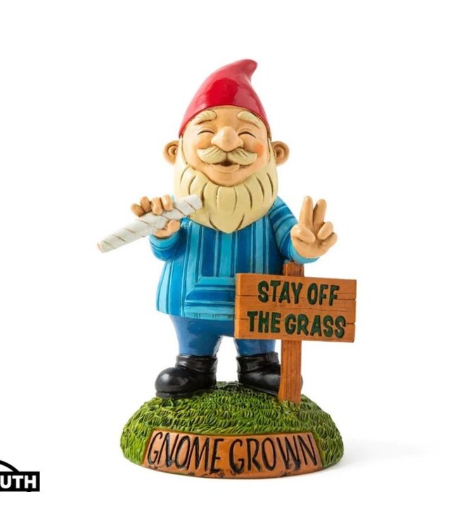 Stay Off The Grass Garden Gnome: Whimsical Guardian