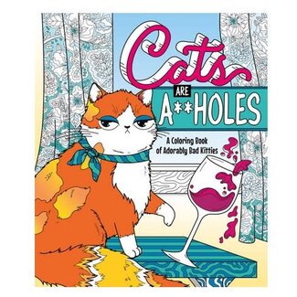 Raincoast Books Cats are Assholes Colouring Book
