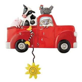 Enesco Farm Truck Wall Clock