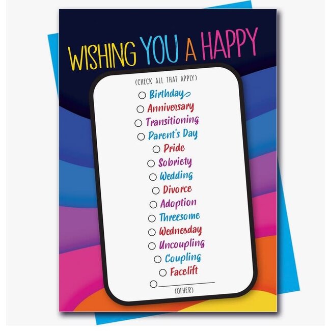 Queer Checkbox Greeting Card