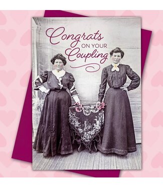 Kweer Cards/Peachy Kings Coupling Wedding Card