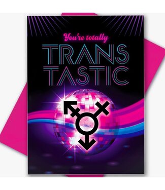 Kweer Cards/Peachy Kings Trans-Tastic Greeting Card
