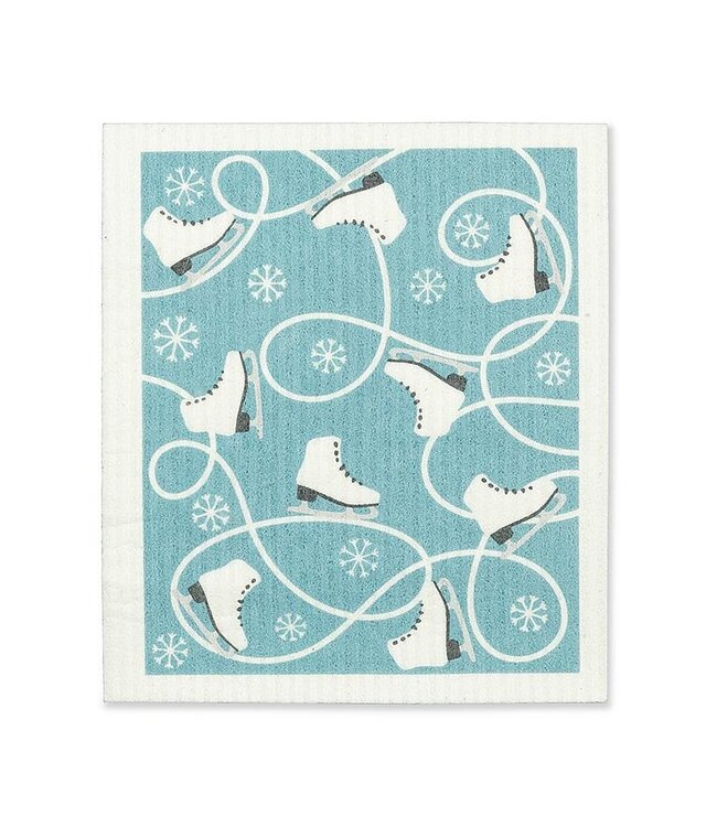 Ice Skates Dishcloths