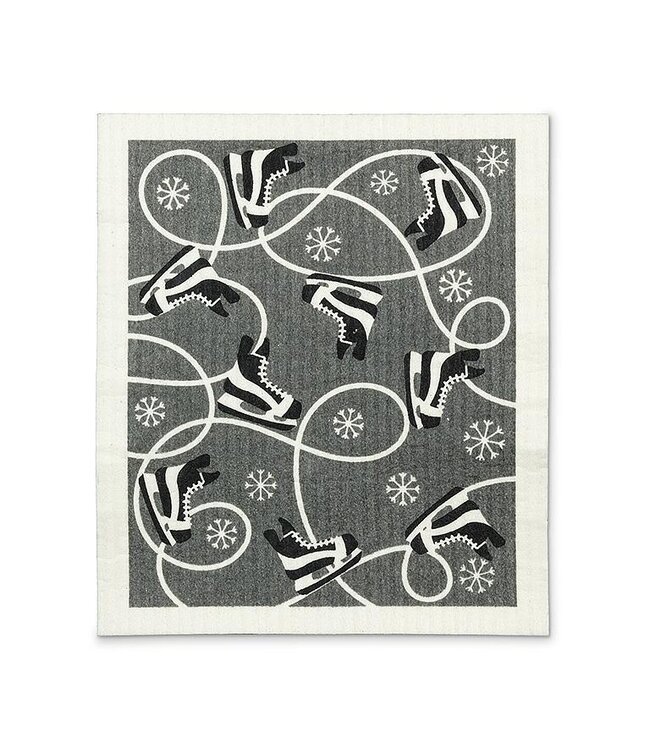 Ice Skates Dishcloths