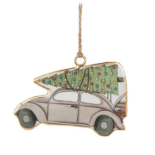 Beetle Car with Tree Ornament