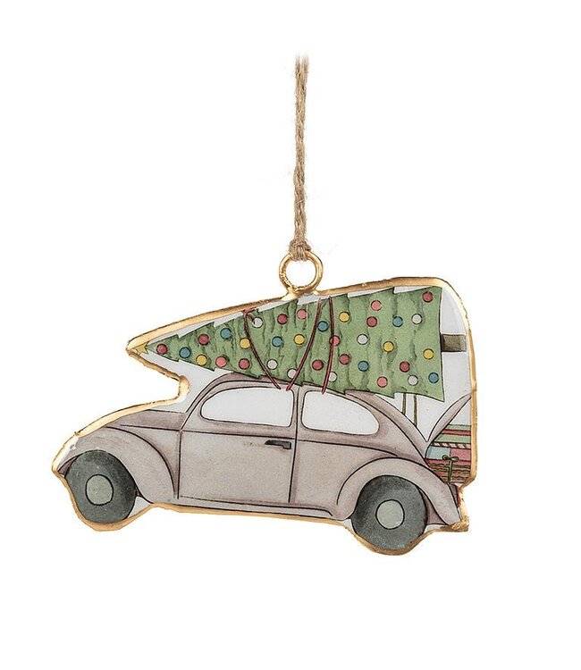 Beetle Car with Tree Ornament
