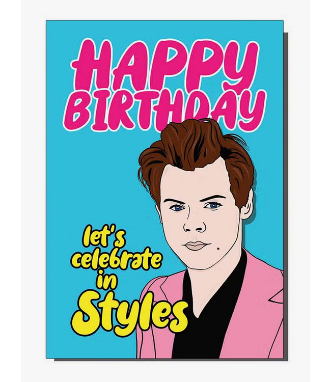 Harry Styles Birthday Card - Ziya Blue