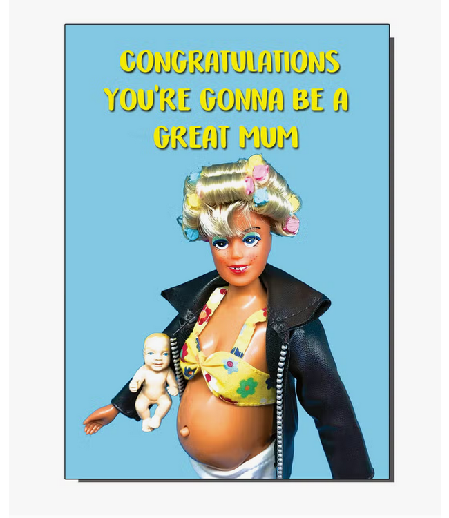 Great Mum New Baby Greeting Card