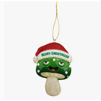 Island Dogs Crooked Christmas Ornament- Christmush