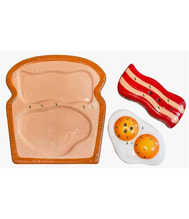 Breakfast is Served Salt and Pepper Set