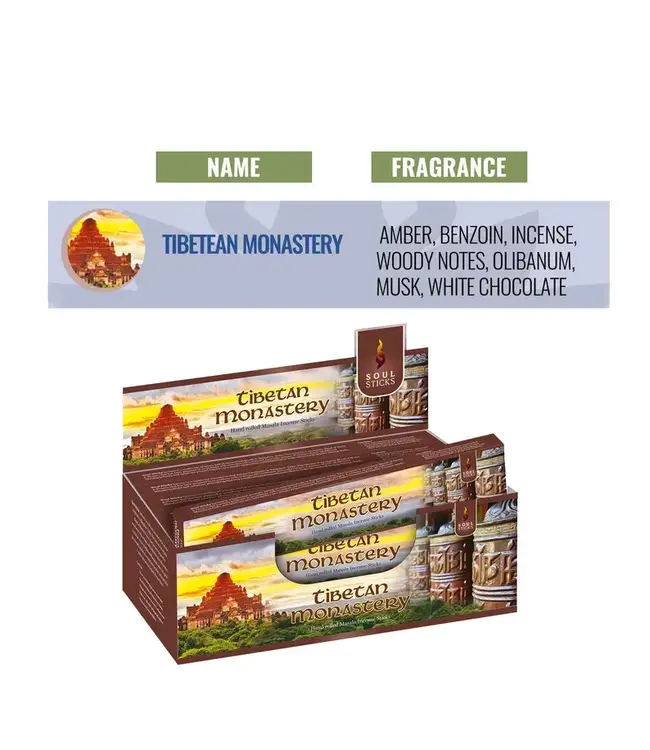 Soul Sticks Tibetan Monastery Natural Insence Sticks