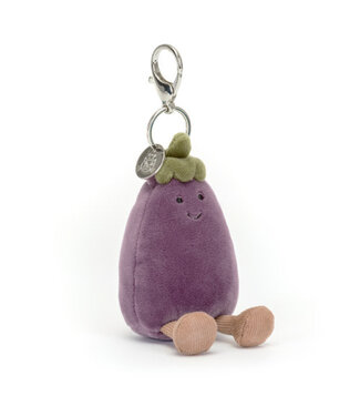 Jellycat Vivacious Eggplant Bag Charm