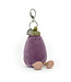 Jellycat Vivacious Eggplant Bag Charm