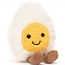 JellyCat Inc. Boiled Egg Plush - Happy