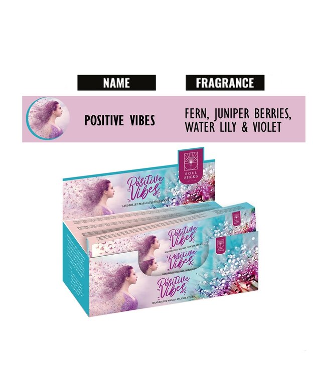 Soul Sticks Positive Vibes Incense Sticks