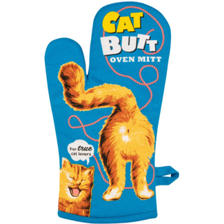 Blue Q Cat Butt Oven Mitt