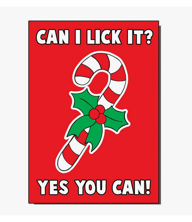 Can I Lick It? Greeting Card