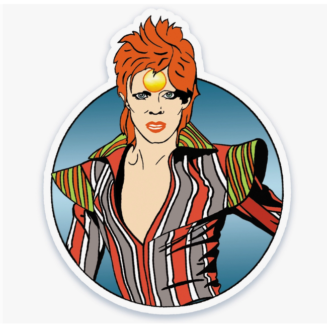 Bowie Inspired Sticker