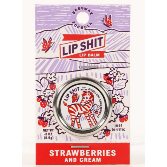 Lip Shit Strawberry Cream Lip Balm